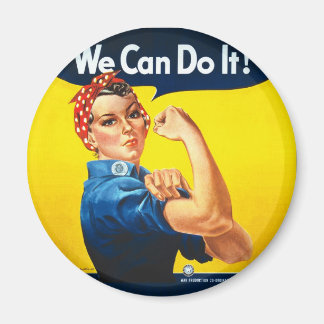 Rosie the Riveter - "Vi kan göra det!" Magnet