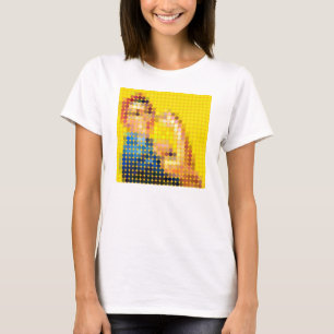 Rosie the Riveter "Vi kan göra det!" pixeldot T Shirt