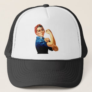 Rosie the Riveter - vi kan göra det! Truckerkeps