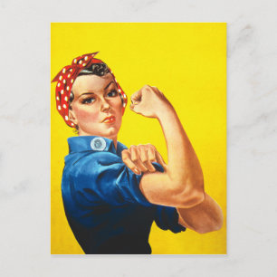 Rosie the Riveter Vykort