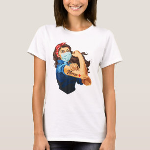Rosie the Riveter - Woman Nurse T-shirt