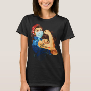 Rosie the Riveter - Woman Nurse T-shirt T-Shirt