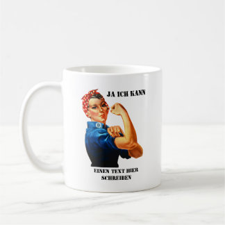 Rosie the Riveter - Yes We Can Kaffemugg