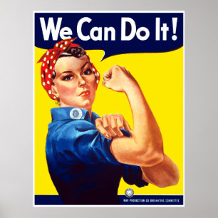 Rosie The Rivetor -- Border Poster
