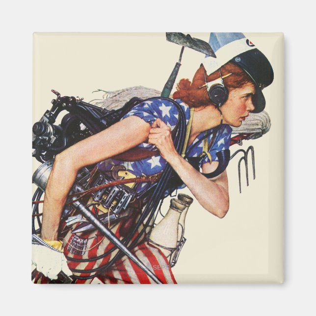 Rosie till Räddingen Magnet (Framsidan)