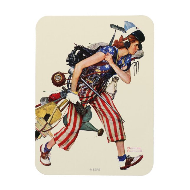 Rosie till Räddingen Magnet (Vertikal)