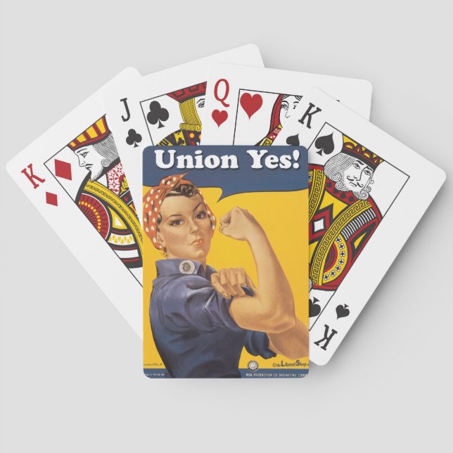Rosie Union Ja! Val Spelkort (Baksidan)