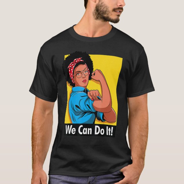 Rosie, vi kan göra det åt den amerikanska afrikan t shirt (Framsida)
