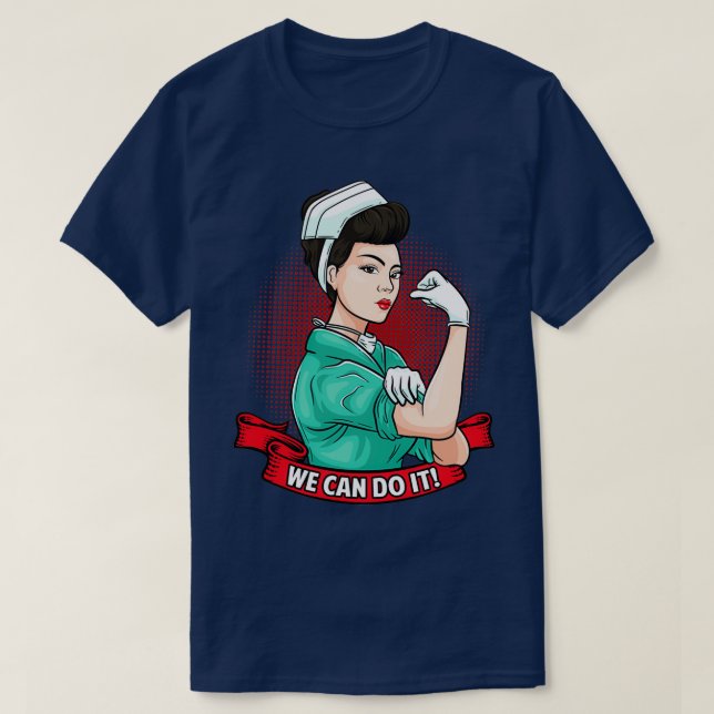 Rosie, vi kan göra det. t shirt (Design framsida)