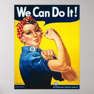 Rosie, vi kan göra det Världskrig två Poster