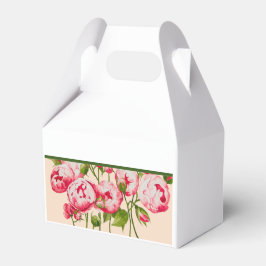 Rosig Överflöd på en Gavel Favor Box Presentaskar
