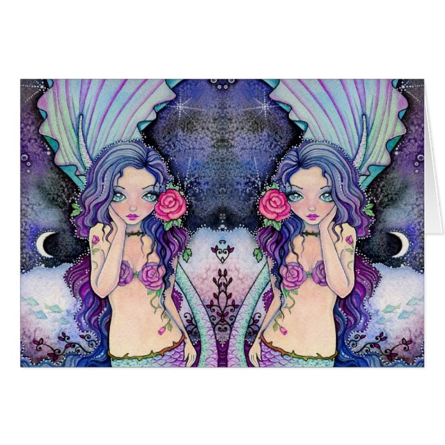 Rosig skymning - tomt kort (Framsidan Horizontal)