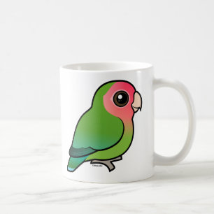 Rosig-vänd mot Lovebird Kaffemugg