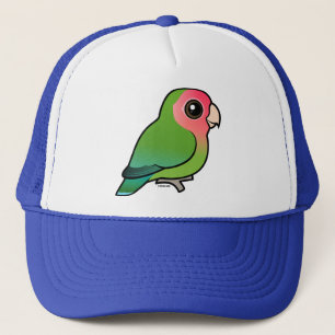 Rosig-vänd mot Lovebird Truckerkeps