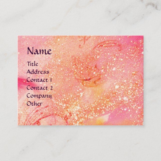 ROSINA,Beauty Hair Salon, Spa,Makeup Artist Visitkort (Framsida)