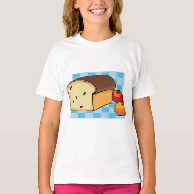 Rosinbröd och röda äpplen t shirt (Framsida)