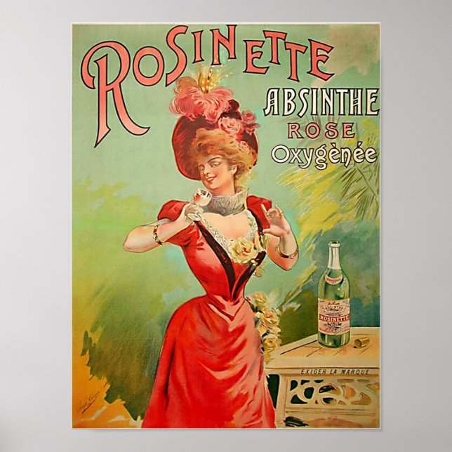 Rosinette Absinthe 1823 Poster (Framsidan)