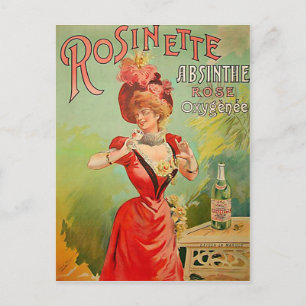 Rosinette Absinthe 1823 Vykort