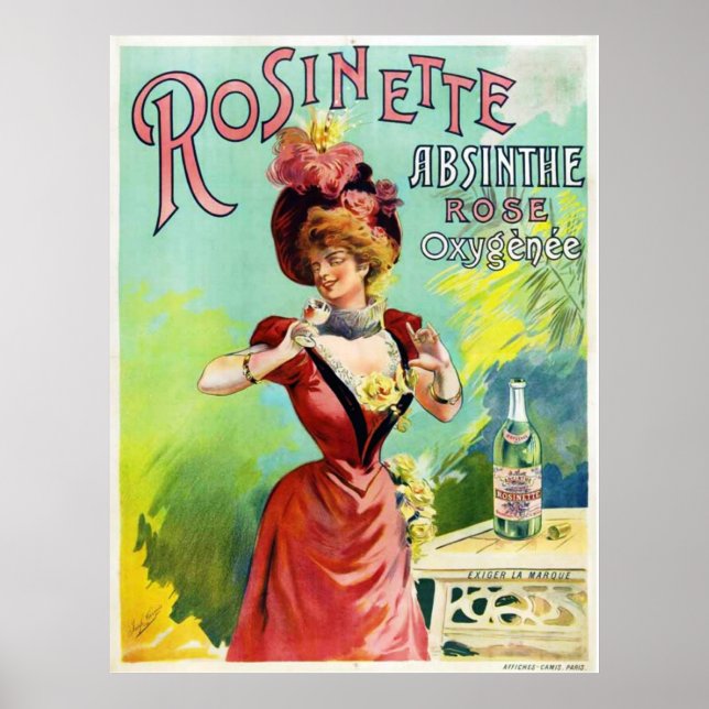 Rosinette Absinthe Poster (Framsidan)