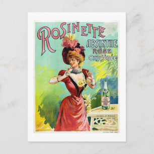 Rosinette Absinthe Vykort