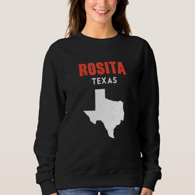 Rosita Texas USA State America Travel Texas T Shirt (Framsida)