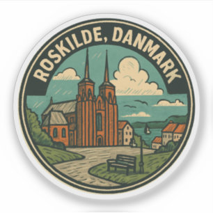 Roskilde Danmark Domkyrka Klistermärken