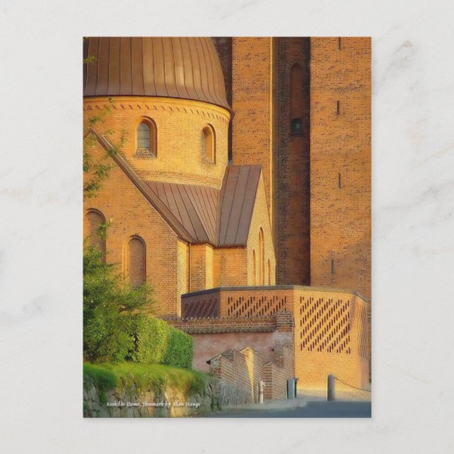 Roskilde kupol, Danmark vykort (Framsida)