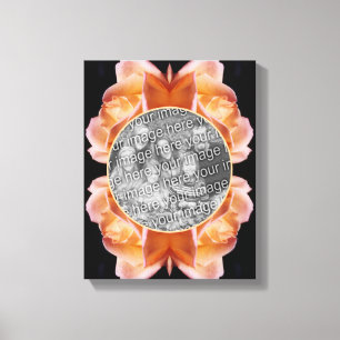 Rosknopp Blomma Nyanserad Skapa Din Egen Foto Canvastryck