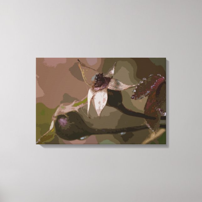 Rosknoppar på hösten canvastryck (Framsida)