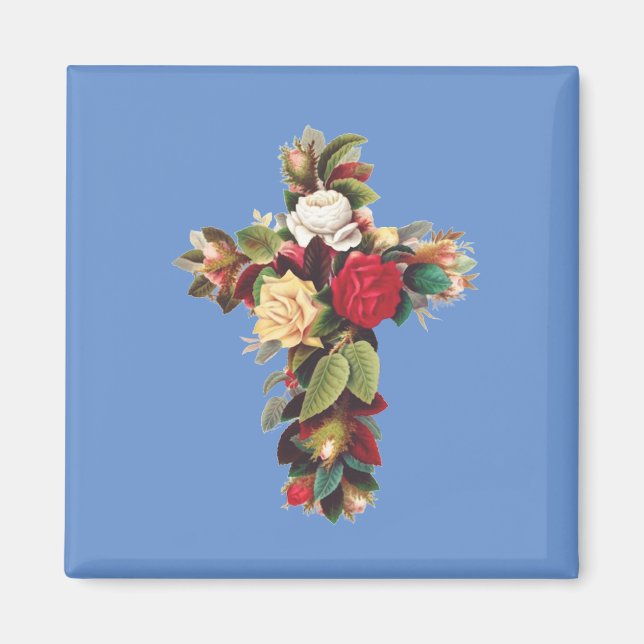 Roskorset Rosencreuzarnas Roskorssymbol Magnet (Framsidan)