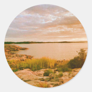 Roslagen - Sommar i svenska skärgården Runt Klistermärke