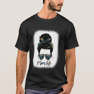 Röslig tofs kvinna & monstertruck mamma livet glad t shirt