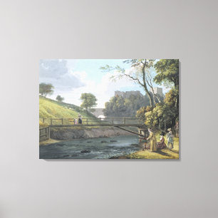 Roslin Castle, Midlothian (w/c och gouache på papp Canvastryck