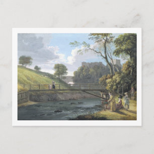 Roslin Castle, Midlothian (w/c och gouache på papp Vykort