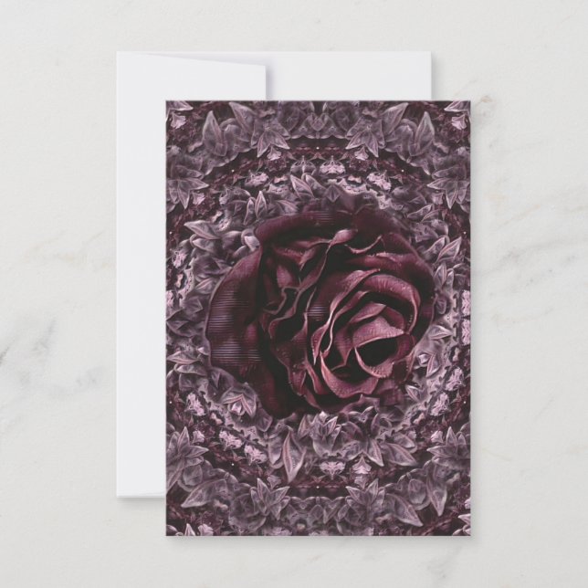 Rosmandala  inbjudningar (Framsida)