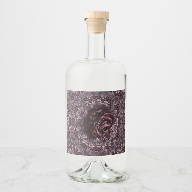 Rosmandala  spritflaskor etikett (Framsida)
