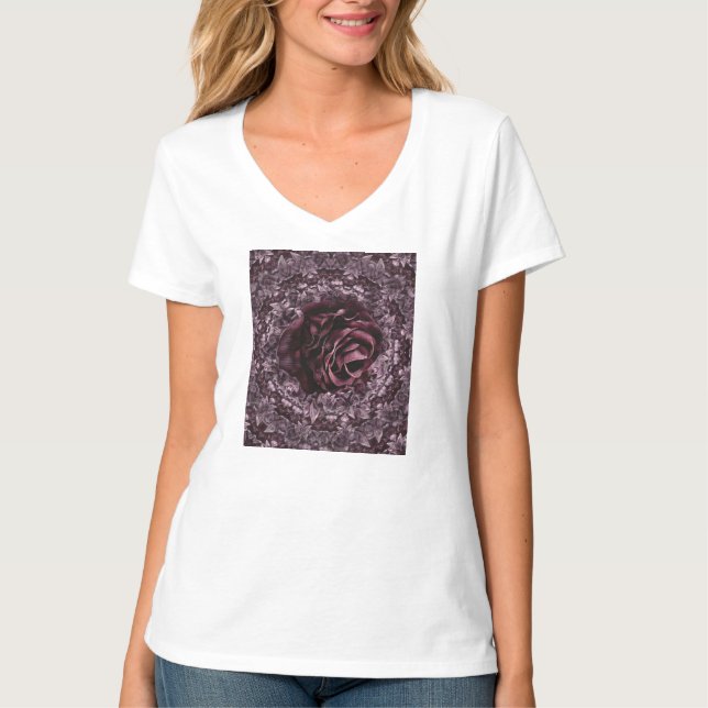 Rosmandala  t shirt (Framsida)