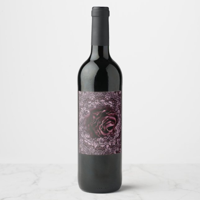 Rosmandala  vinflaska etikett (Framsida)
