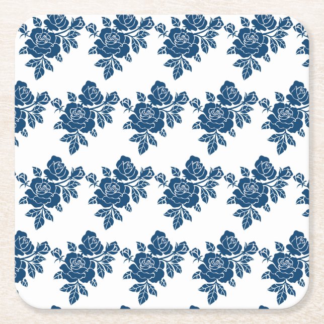 rosmönster underlägg papper kvadrat (Framsidan)