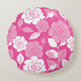 ROSMUSTER I ROSA RUND KUDDE