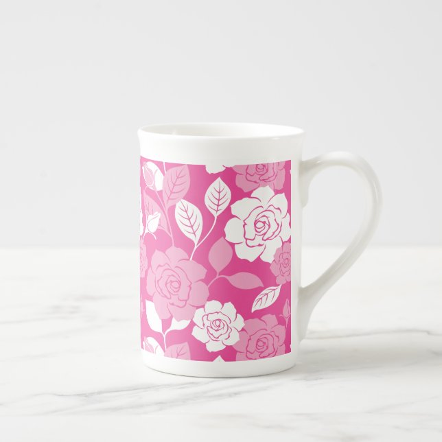 ROSMUSTER (ROSA) BENPORSLIN MUGG (Höger)