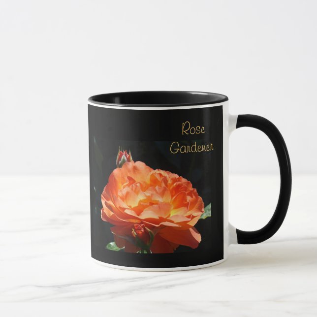 Rosodlare Muggar gåvor Orange Rosor Mugg (Höger)