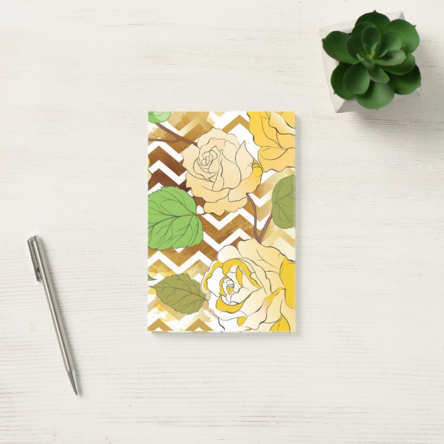 Rosor 10 post-it block (Kontor)