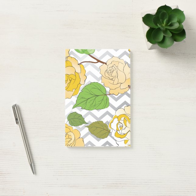 Rosor 11 post-it block (Kontor)
