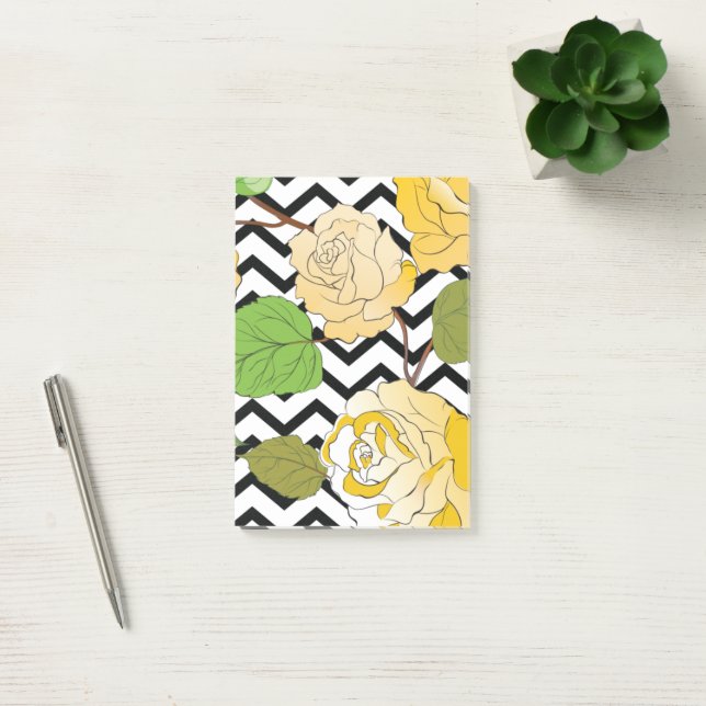 Rosor 12 post-it block (Kontor)