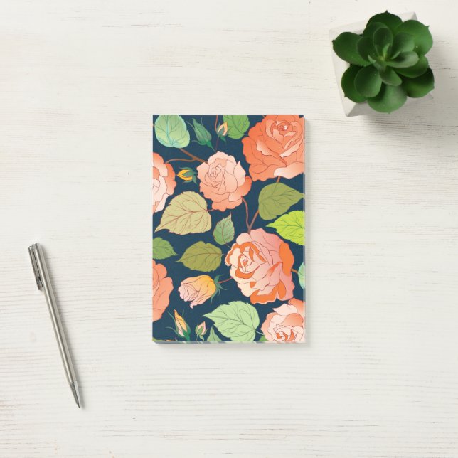 Rosor 15 post-it block (Kontor)