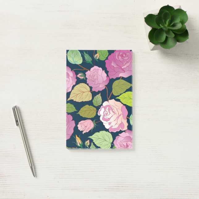 Rosor 16 post-it block (Kontor)