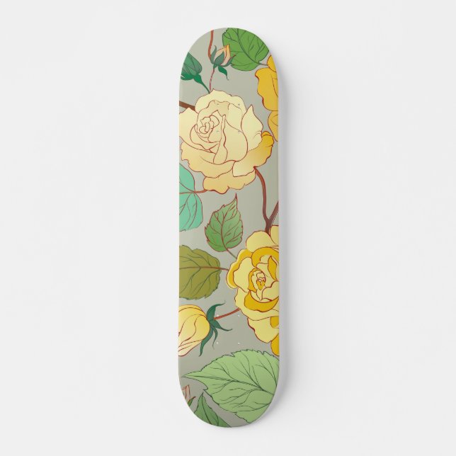 Rosor 1 mini skateboard bräda 18,5 cm (Framsida)