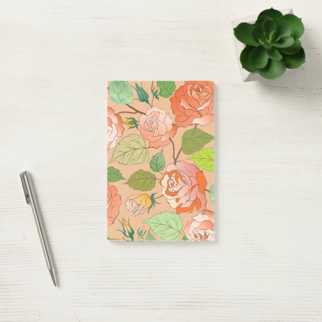 Rosor 21 post-it block (Kontor)