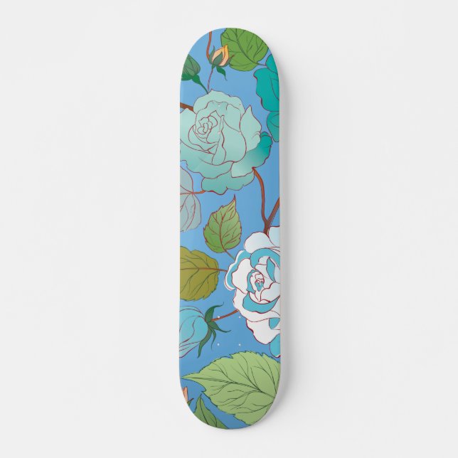 Rosor 23 mini skateboard bräda 18,5 cm (Framsida)